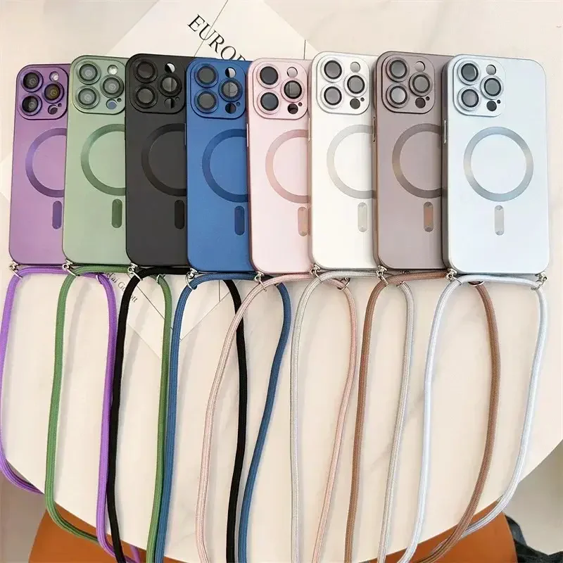 Magnetic Candy Color Minimalist Protective Phone Case