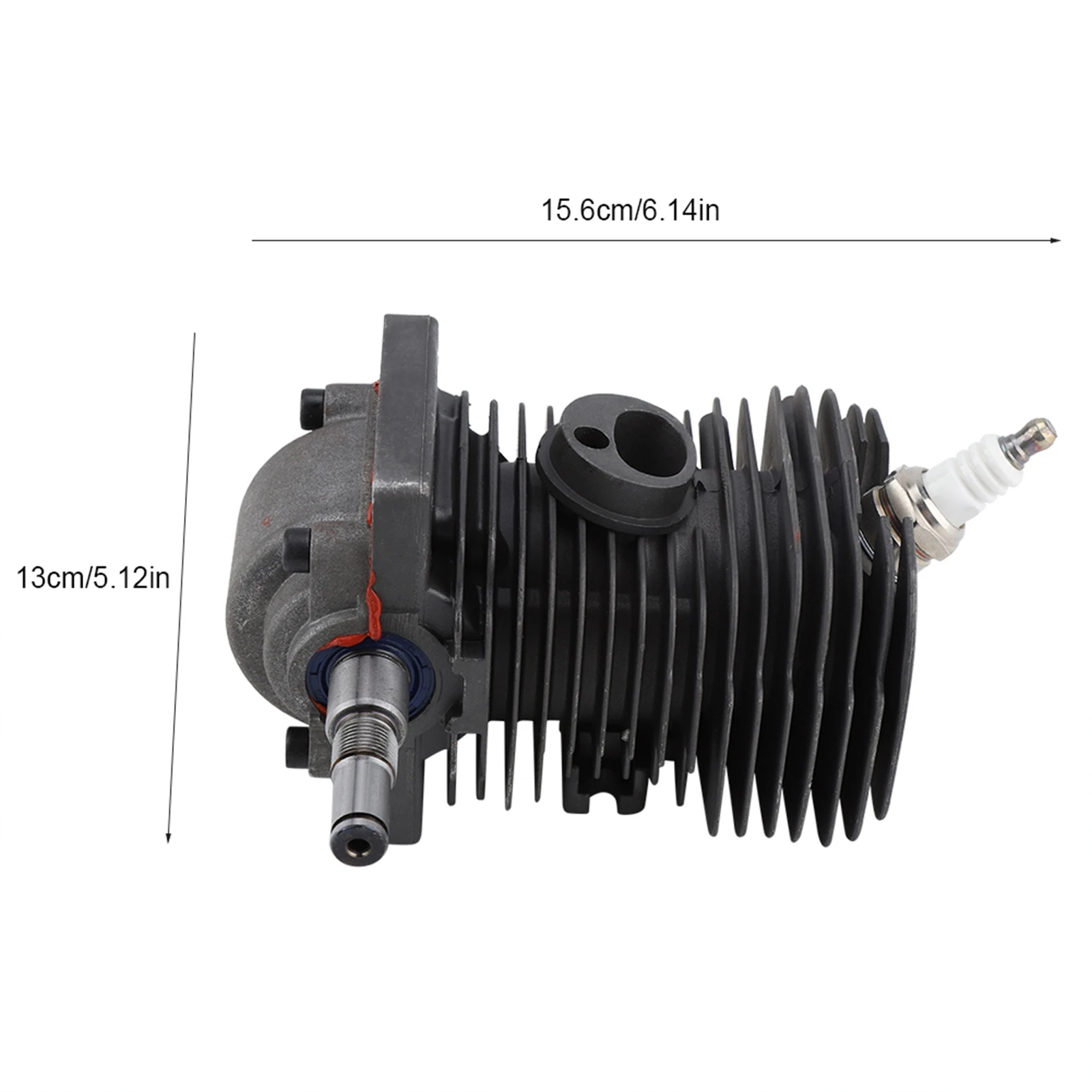 Chainsaw Parts Kit Engine Motor 38MM Cylinder Piston Crankshaft for STIHL MS180 018