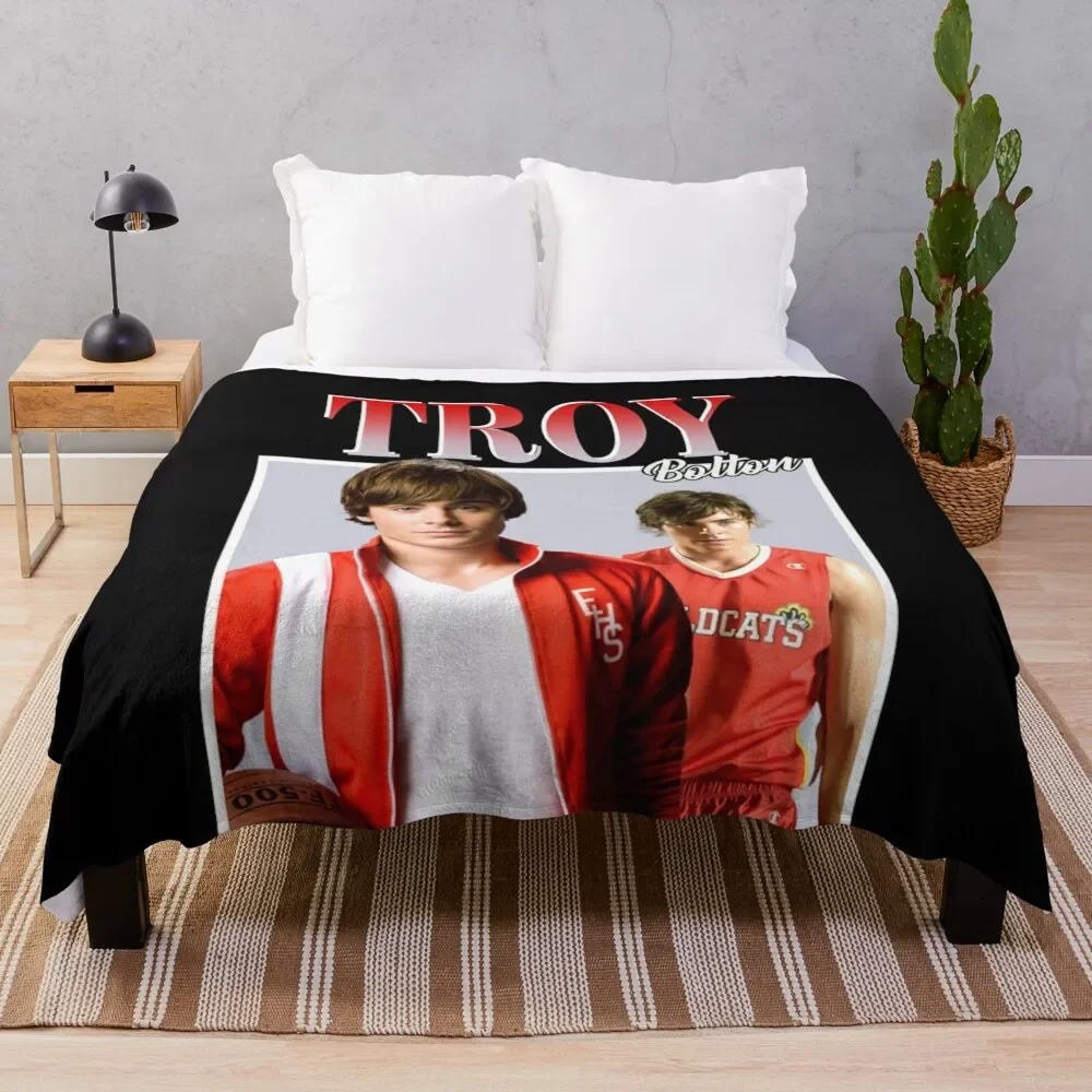 

Troy Bolton Throw Blanket Weighted Thin For Sofa Thin Picnic Blankets