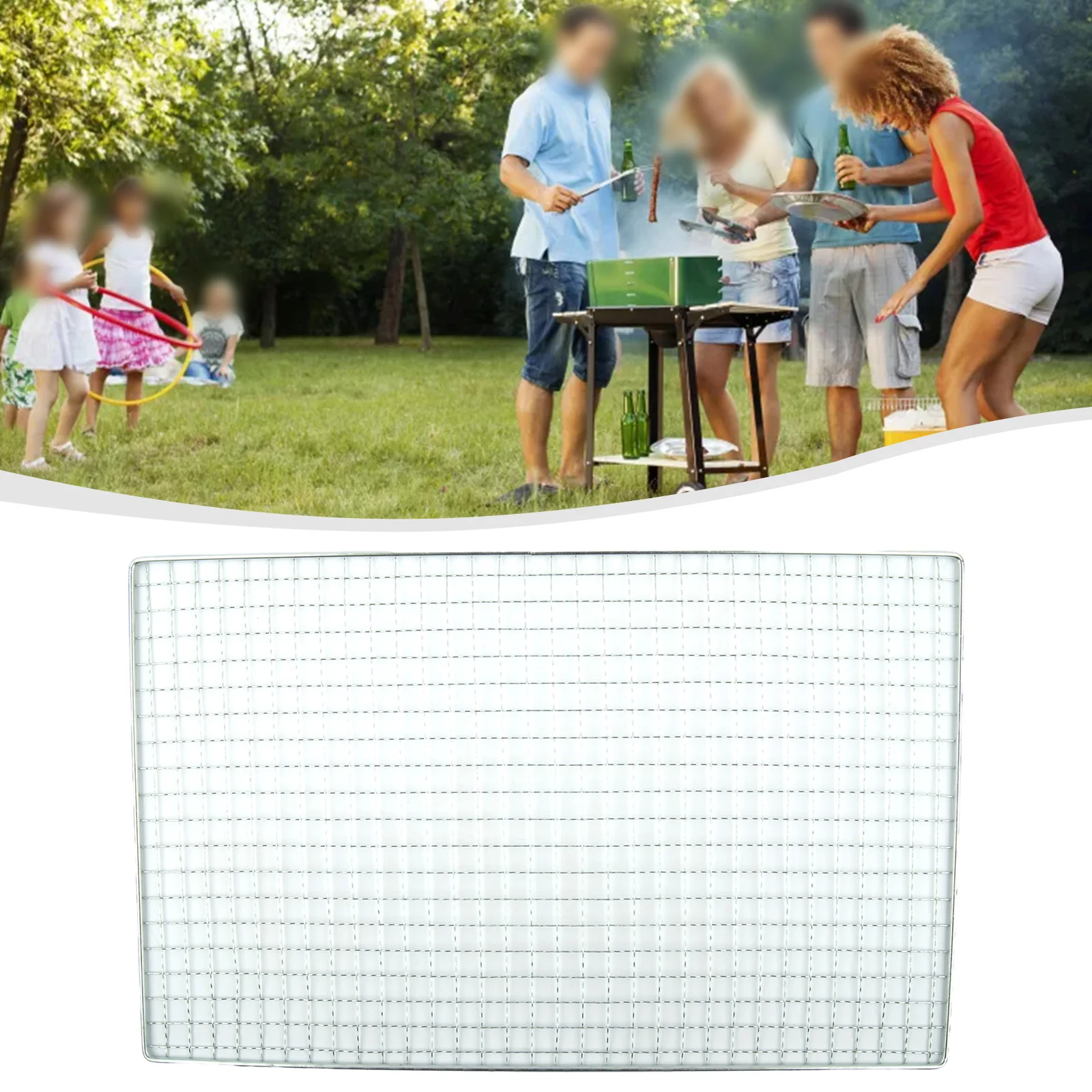 

Grate Mesh Net BBQ Mesh Field Trips For Japanese Korean Grill Stainless Steel BBQ Grill Grate Grid High Quality