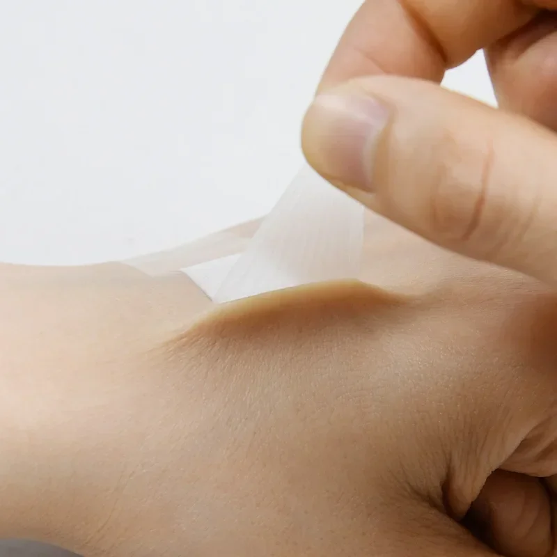120pcs/lot Transparent Band Aid Waterproof Wound Strips Dressing Plaster Curved Patches Adhesive Bandages for Children Adults 4