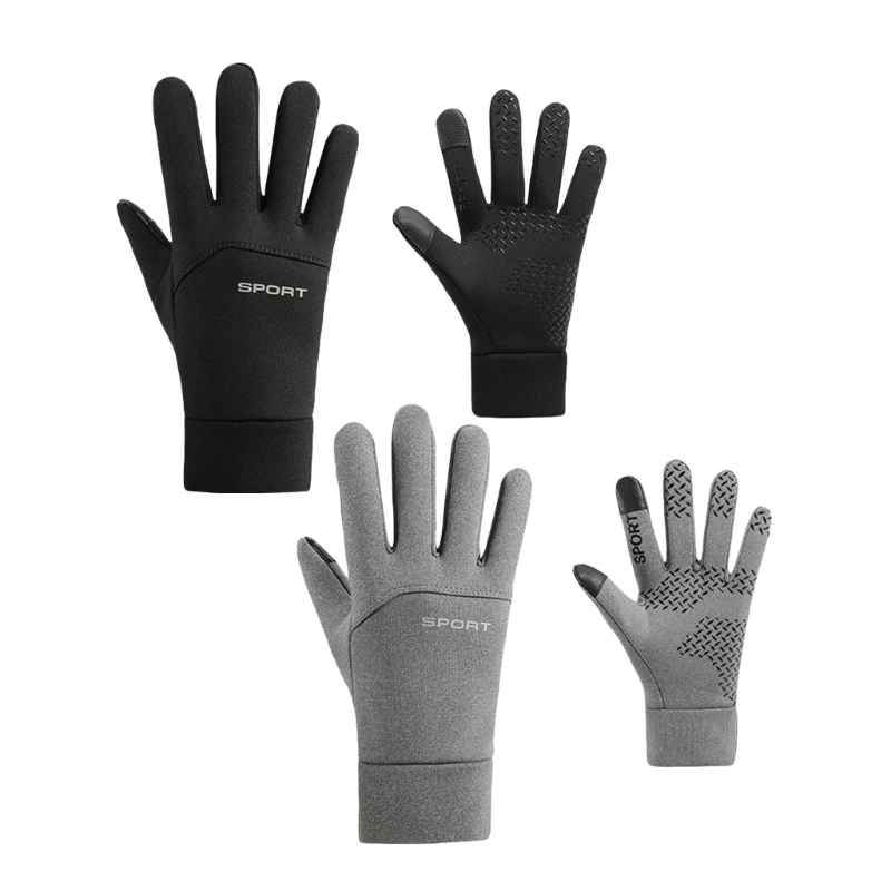 2pcs Waterproofed Football Gloves Thermals Outfield Cycling