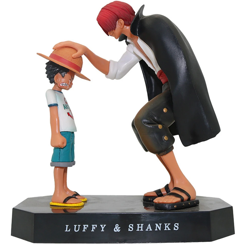 

18cm One Piece Anime Figure Four Emperors Shanks Straw Hat Luffy Action Figure One Piece Sabo Ace Sanji Roronoa Zoro Figurine