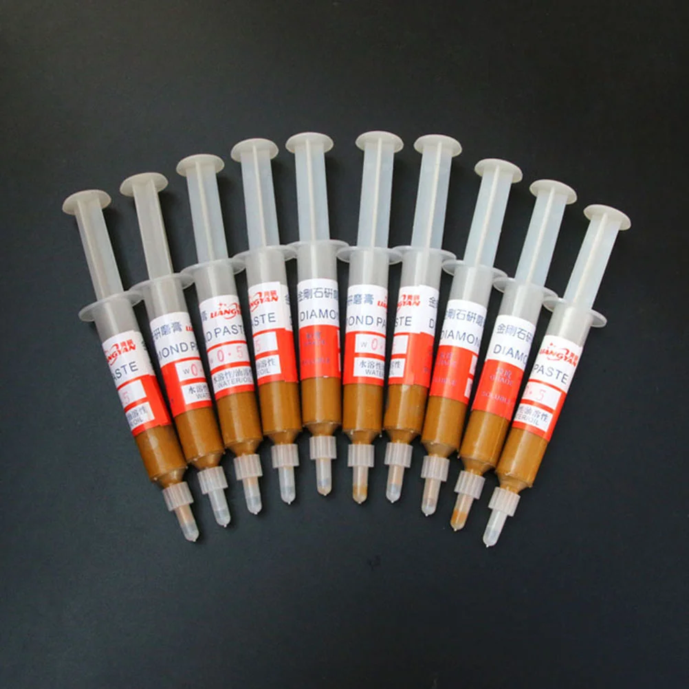 

12pcs Metal Mirror Polishing Compound Diamond Polishing Lapping Paste Compound