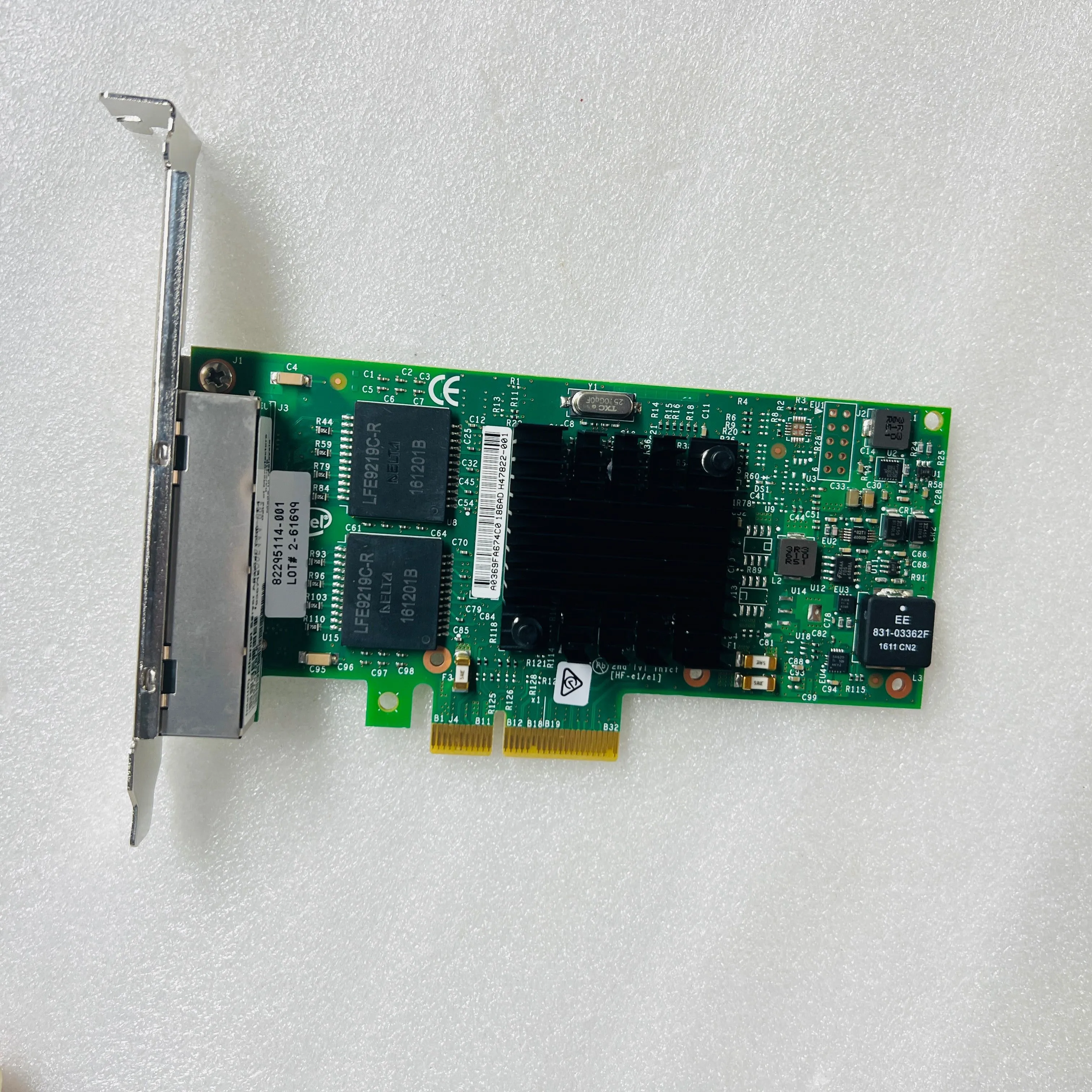 Ağ kartı I350-T4V2 OEM i350-T4 PCIe x4 Ethernet Adaptörü NIC Ağ Dört Bağlantı Noktalı Kart