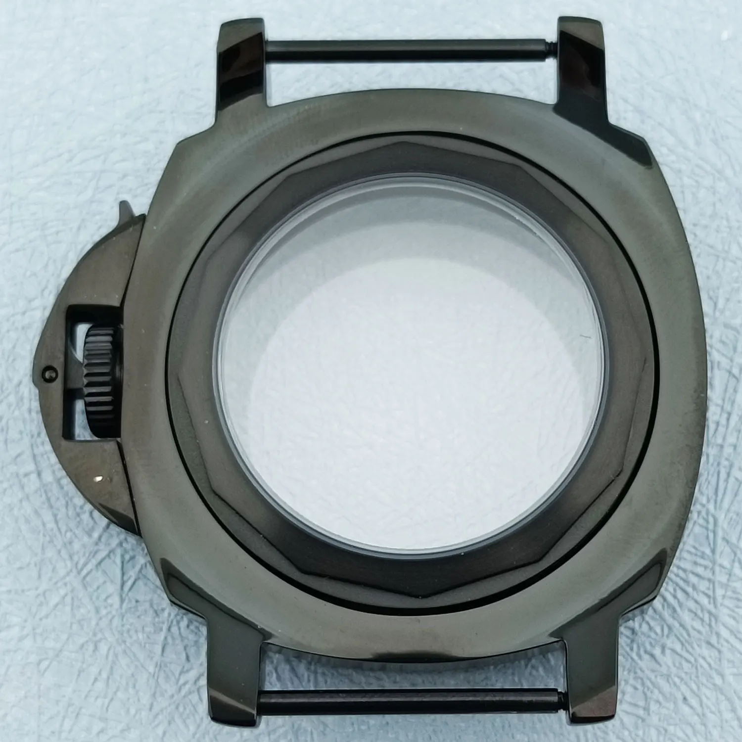 Premium 40mm Sapphire 10ATM Waterproof Stainless Steel Watch Case with Handle