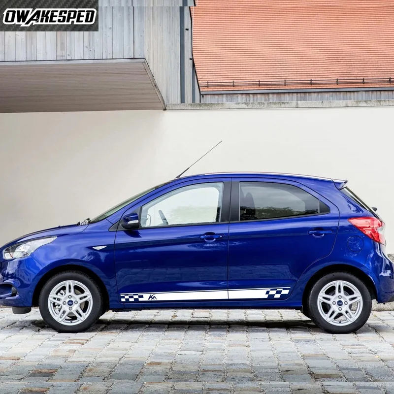 autocollants FORD KA ST OTT bandes sur le capot et le toit de la Voiture de tuning stickers autocollants autocollants pour ford