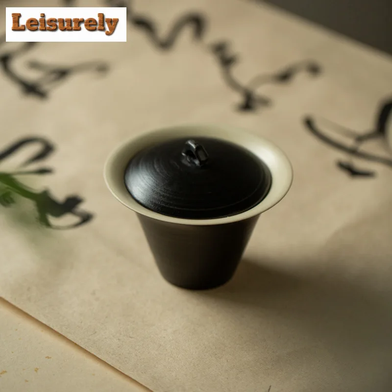 Japanese Fenyin Yin Horseshoe Gaiwan 110ml Luxury Tea Tureen