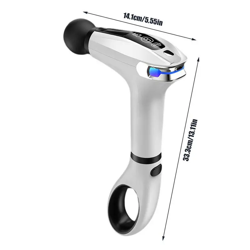 Massagers Handheld Deep Tissue Electric Muscle Massage Guns LED Display Deep Tissue Massage Guns With 4 Massage Heads Tools