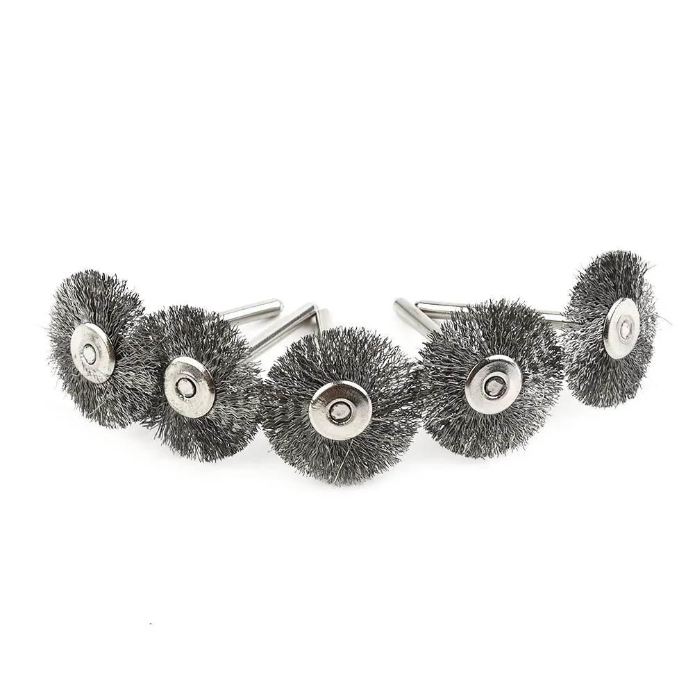 

Accessories Wire Brush High Quality Power Tools Silver For Mini Drill Rotary Kit Parts Polishing 10 Pcs 22mm Set