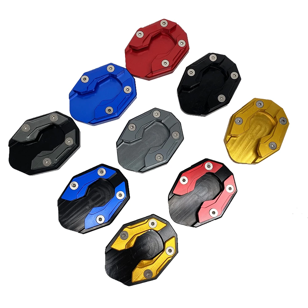 CNC Motorcycle Kickstand Side Stand Enlarge Foot Extension Pad For Yamaha NMAX 155 XMAX 300 MT-15 2015-Motorcycle Kickstand