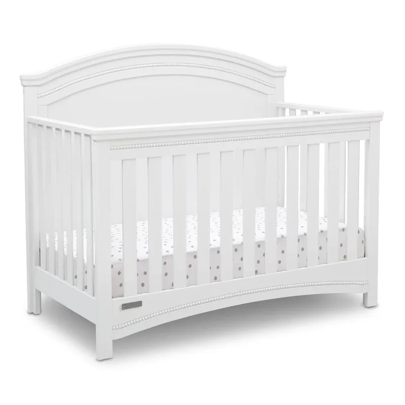4-in-1 Convertible Baby Crib N More - Greenguard Gold Certified, Bianca White 6