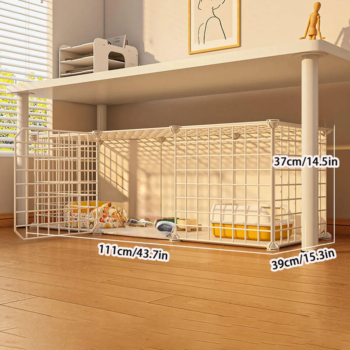 Cat Cage Cat cage Domestic indoor large free space cat nest cat climbing frame villa special pet cage