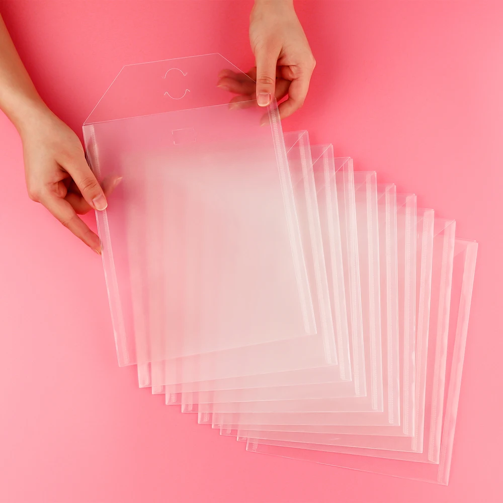 10~50Pcs/Lot 0.5mm Magnetic Sheets Storage Bag 7.6x9.4inch Used To Stamp & Die Storage Pockets Envelopess Organizer Holders Bags