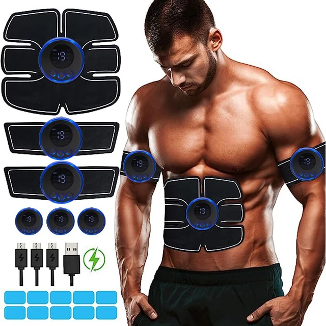 3-pack Ems Muscle Stimulator, Fitness Patch, Electric Muscle Stimulator For  Abs Workouts