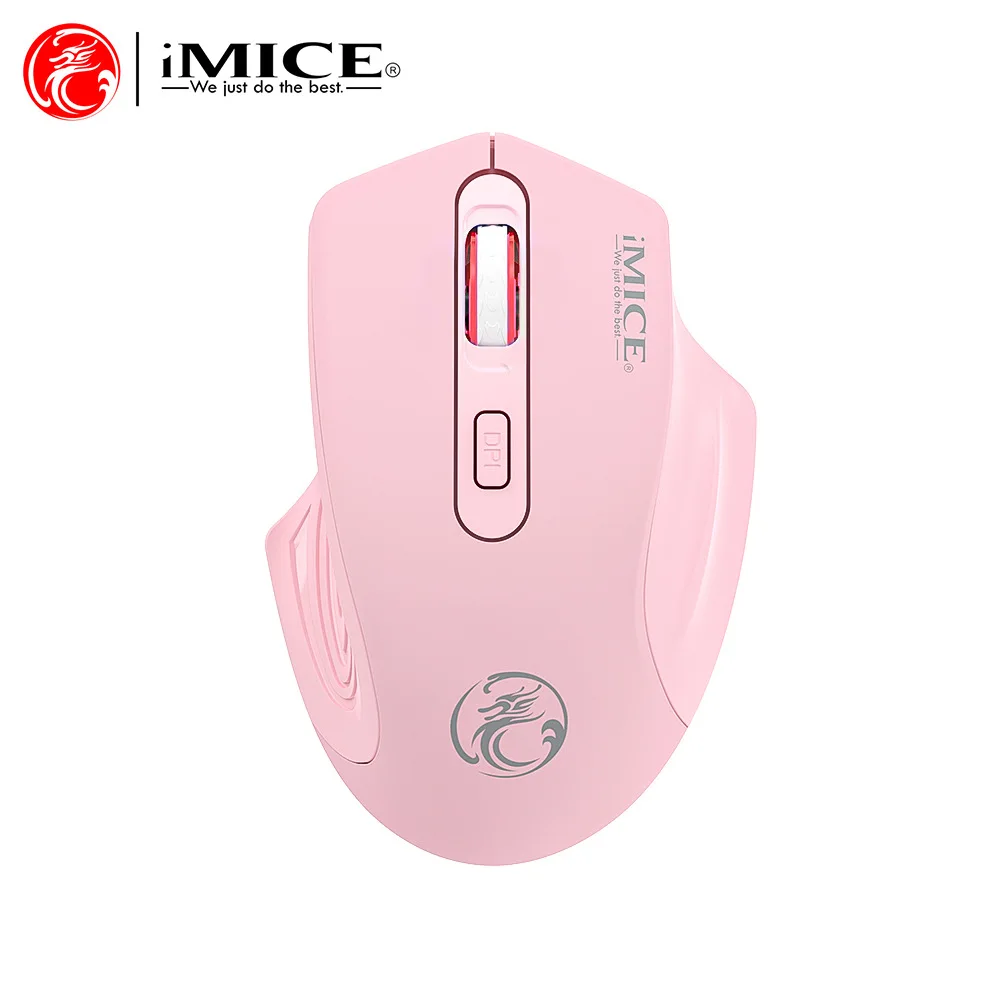 IMICE G-1800 2.4G Silent Wireless Mouse USB Transmission Rechargeable Business Office Gaming Mouse Adjustable Sensitivity