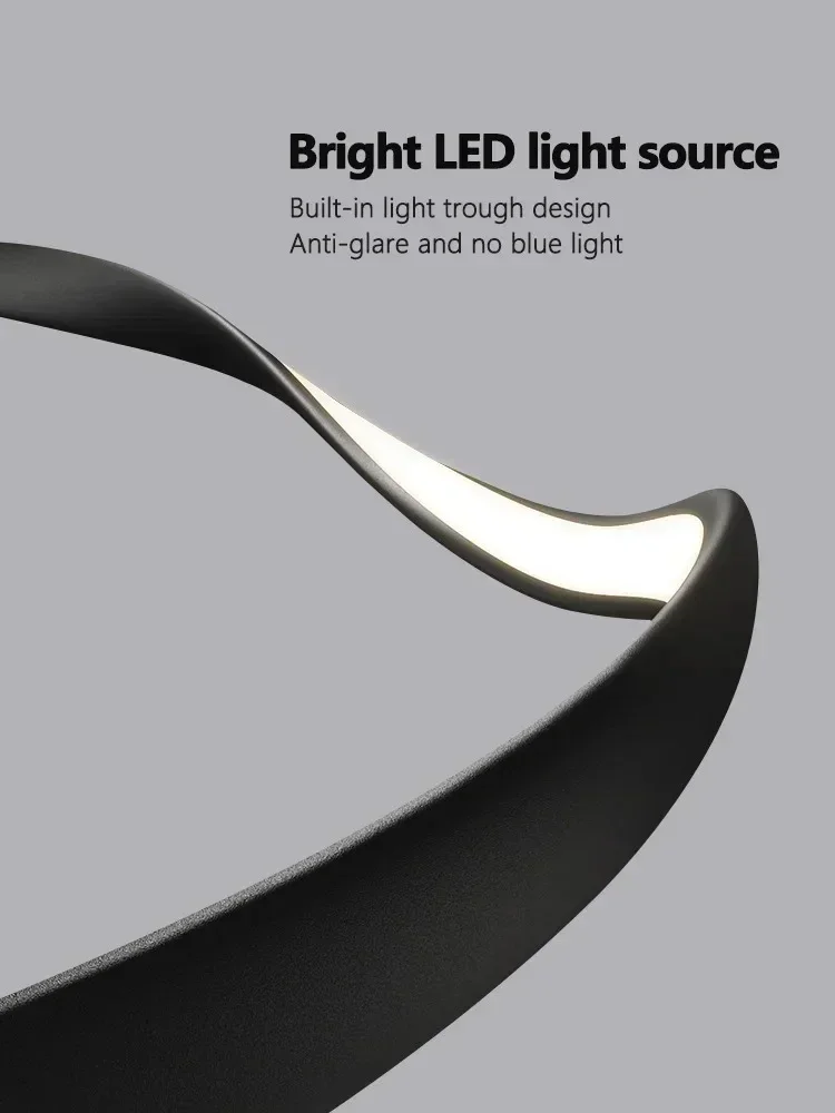 Modern Nordic minimalist ceiling lamp led for Master Bedroom Book Room