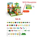 Set A with plate