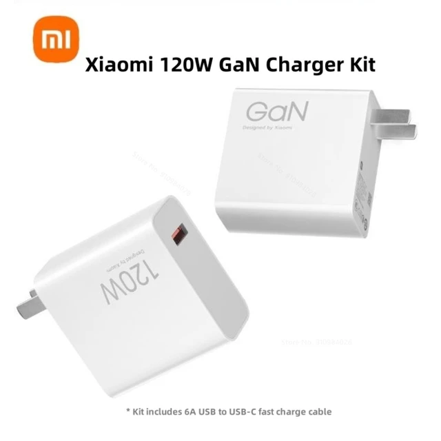 Original Xiaomi 120W USB-C GaN Charger Kit
