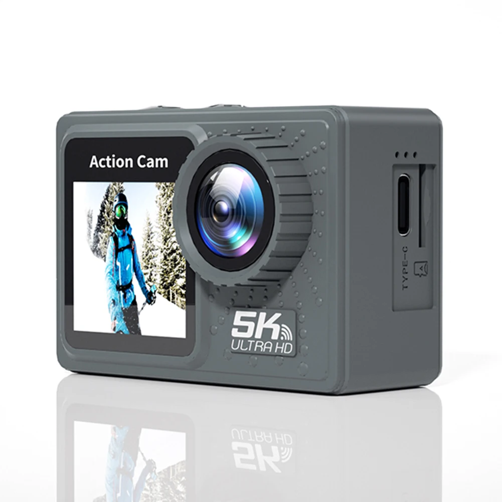 5K 4K 60FPS Sports DV Cam 170° Wide Angle WIFI Outdoor Cycling Camera 30m Waterproof Diving Mini DV Camera with Remote Control