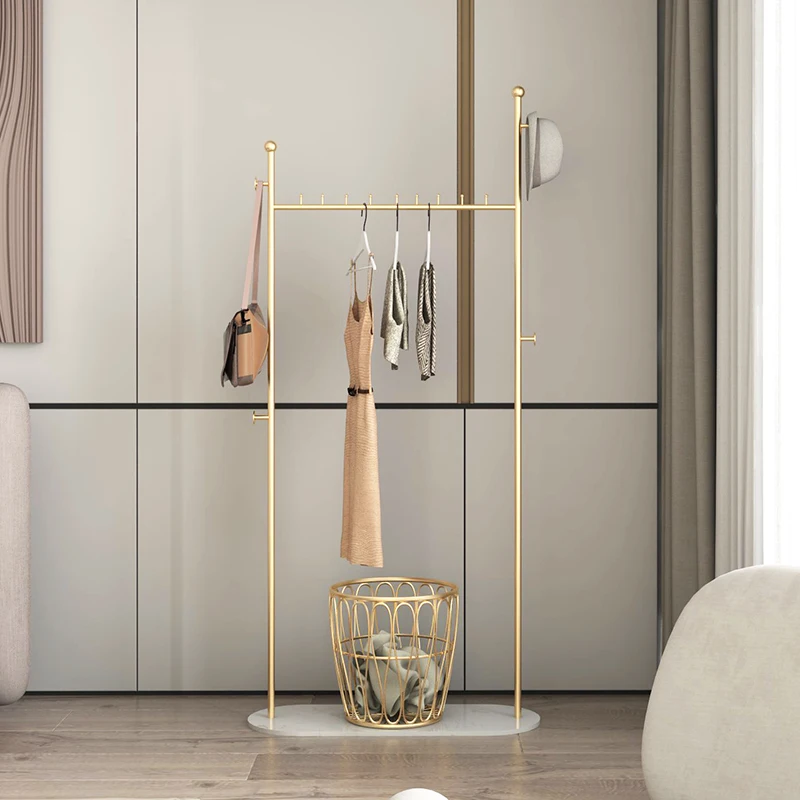 

Metal Coat Rack Shoe Wardrobe Living Room Storage Standing Clothes Rack Bathroom Storag Shelf Perchero Pared Home Furniture