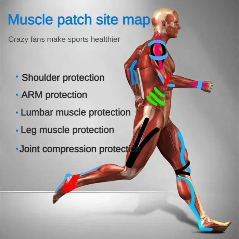 Athletic Elastoplast Sport Strapping Kinesiology Tape for Muscle Pain