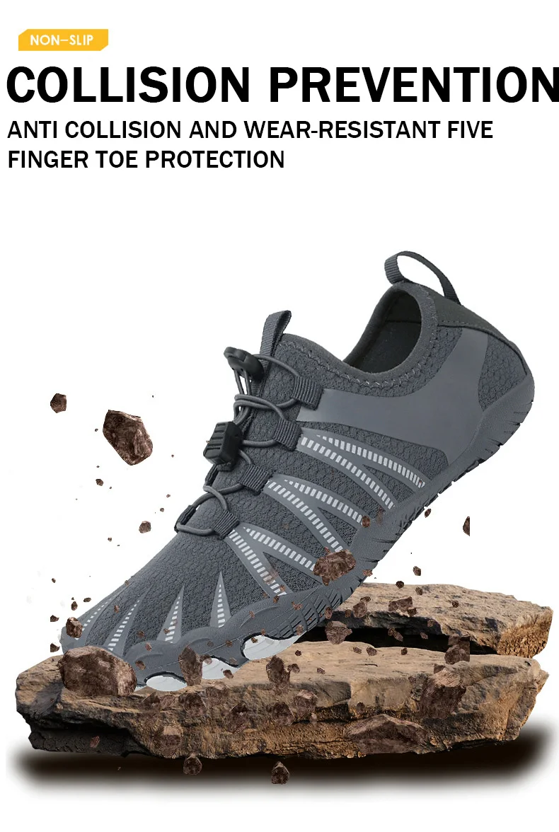 2025 New Pink Color Women Water Shoes Quick Dry Mens Size 36-47 Barefoot Beach Sandals Upstream Aqua Shoes Fitness Sneakers