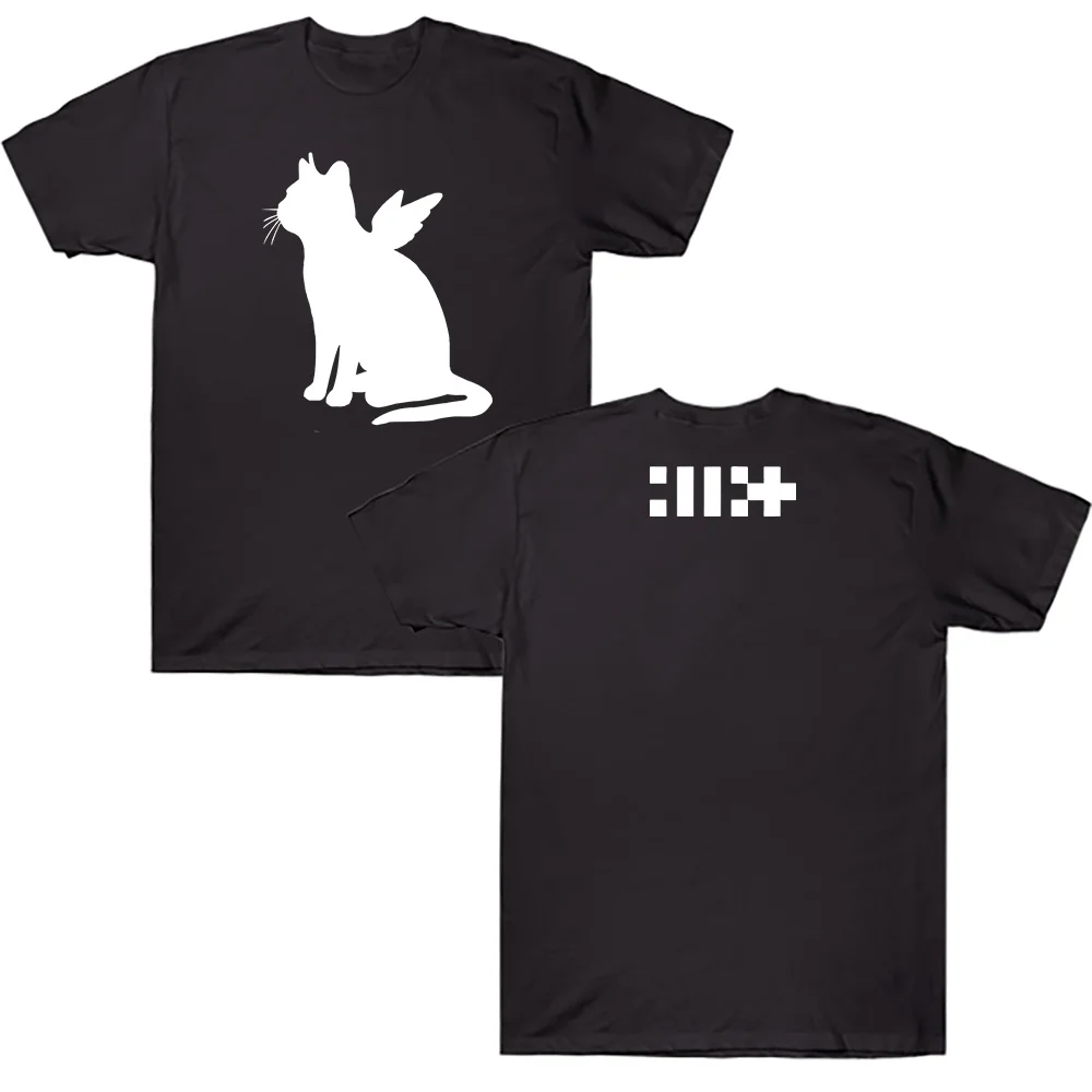 ILLIT Kpop Girl Band T-shirt ILLIT Bomb The Album Cat Angel Print