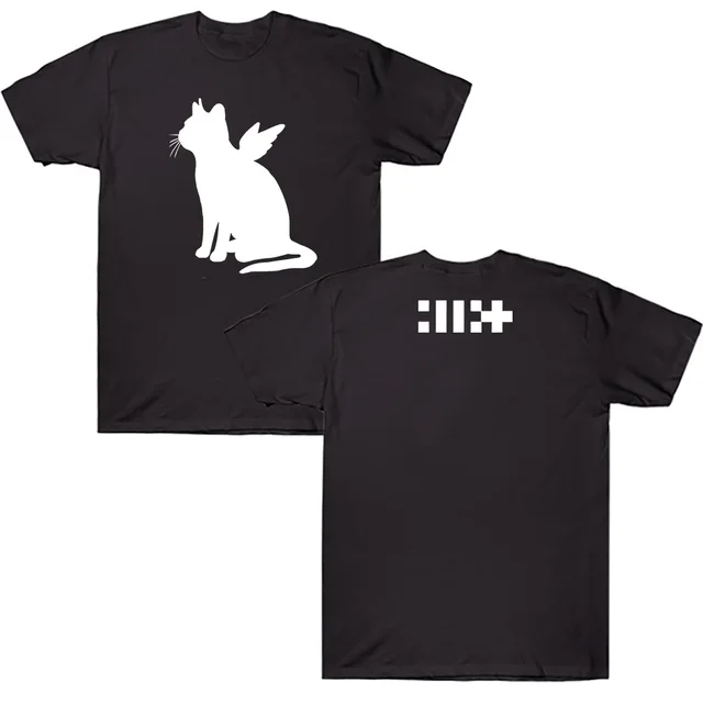 ILLIT Kpop Girl Band T-shirt ILLIT Bomb The Album Cat Angel Print