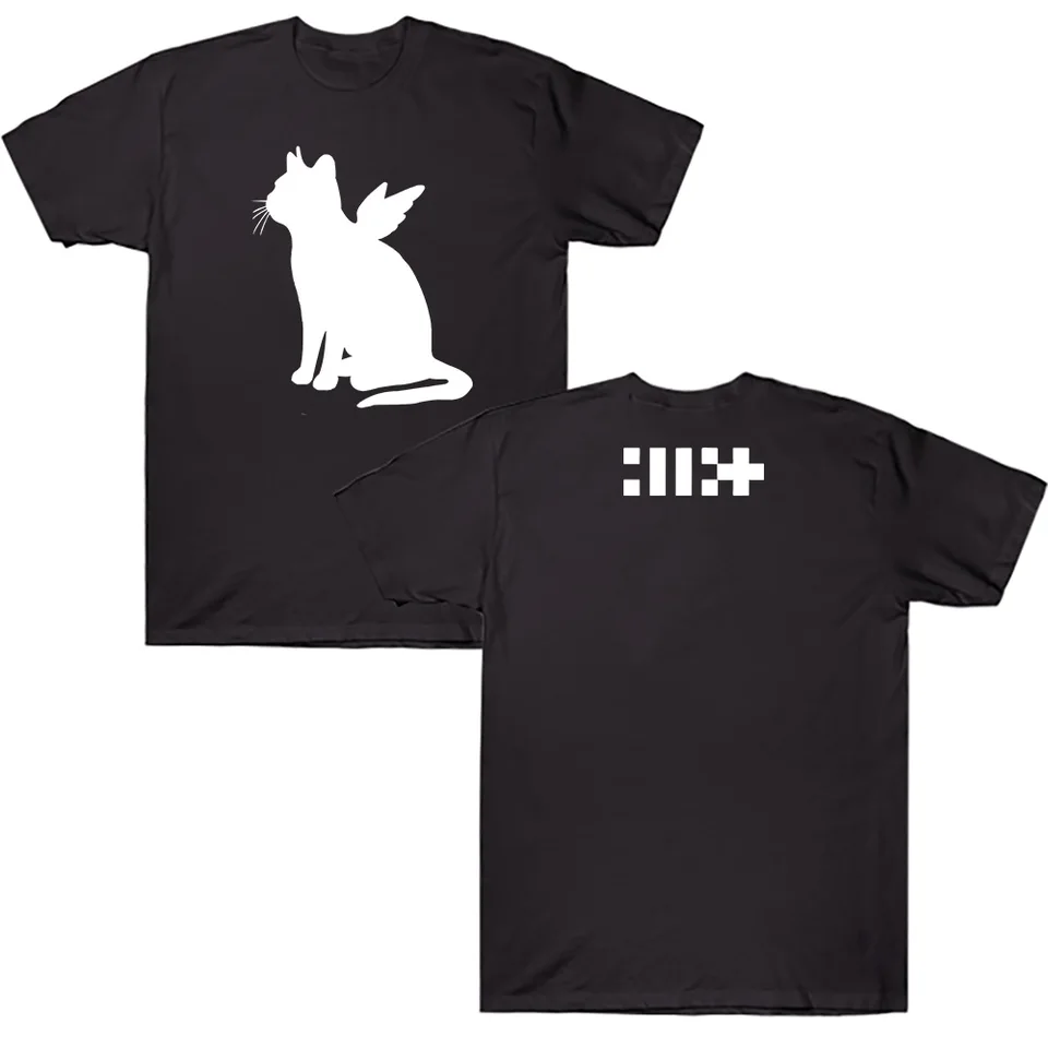 ILLIT Kpop Girl Band T-shirt ILLIT Bomb The Album Cat Angel Print