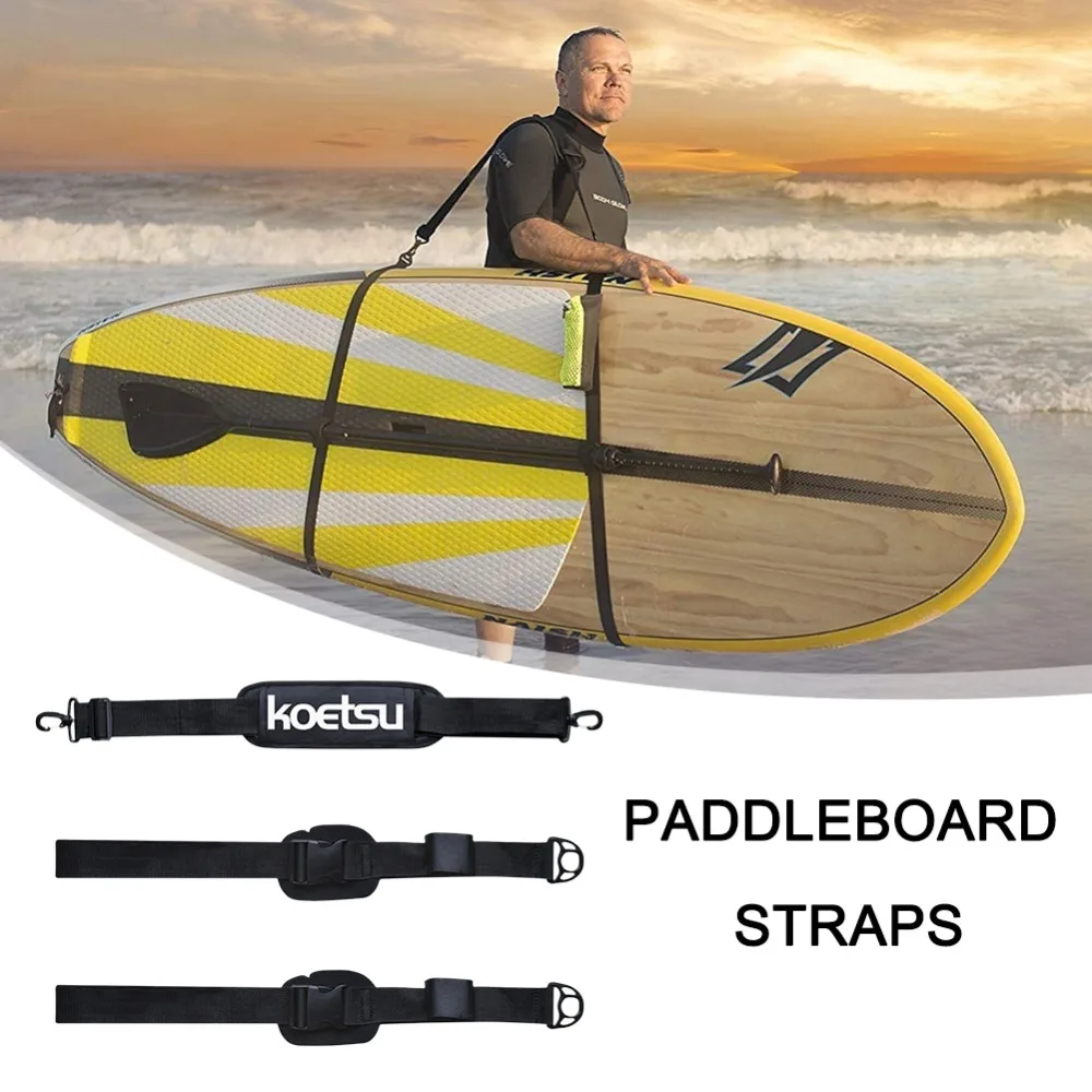 

Portable Surfboard Strap New Adjustable Black kayak Strap Webbing Surfboard Accessories kayak