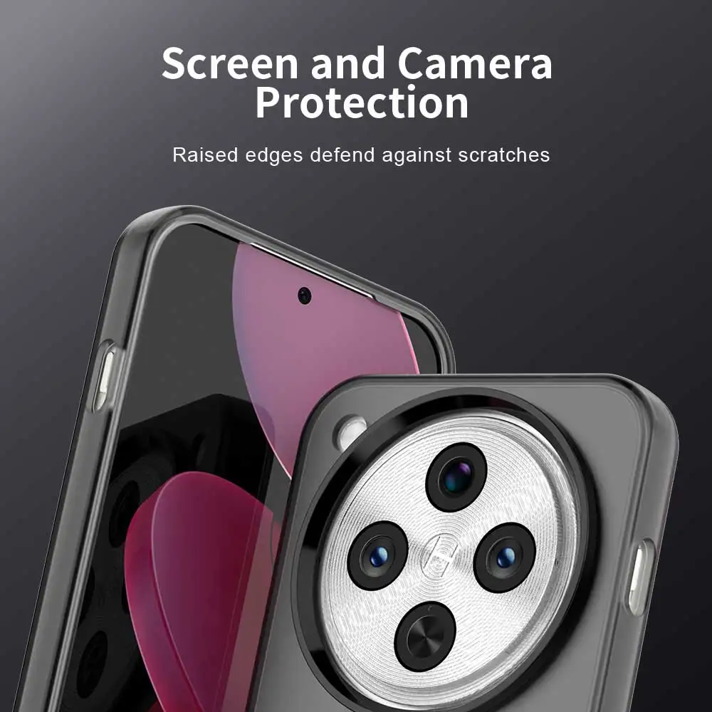 Candy Colors Translucent Shockproof Phone Case with Magnetic Wireless Charging, TPU Frame & Hard Plastic Back Cover