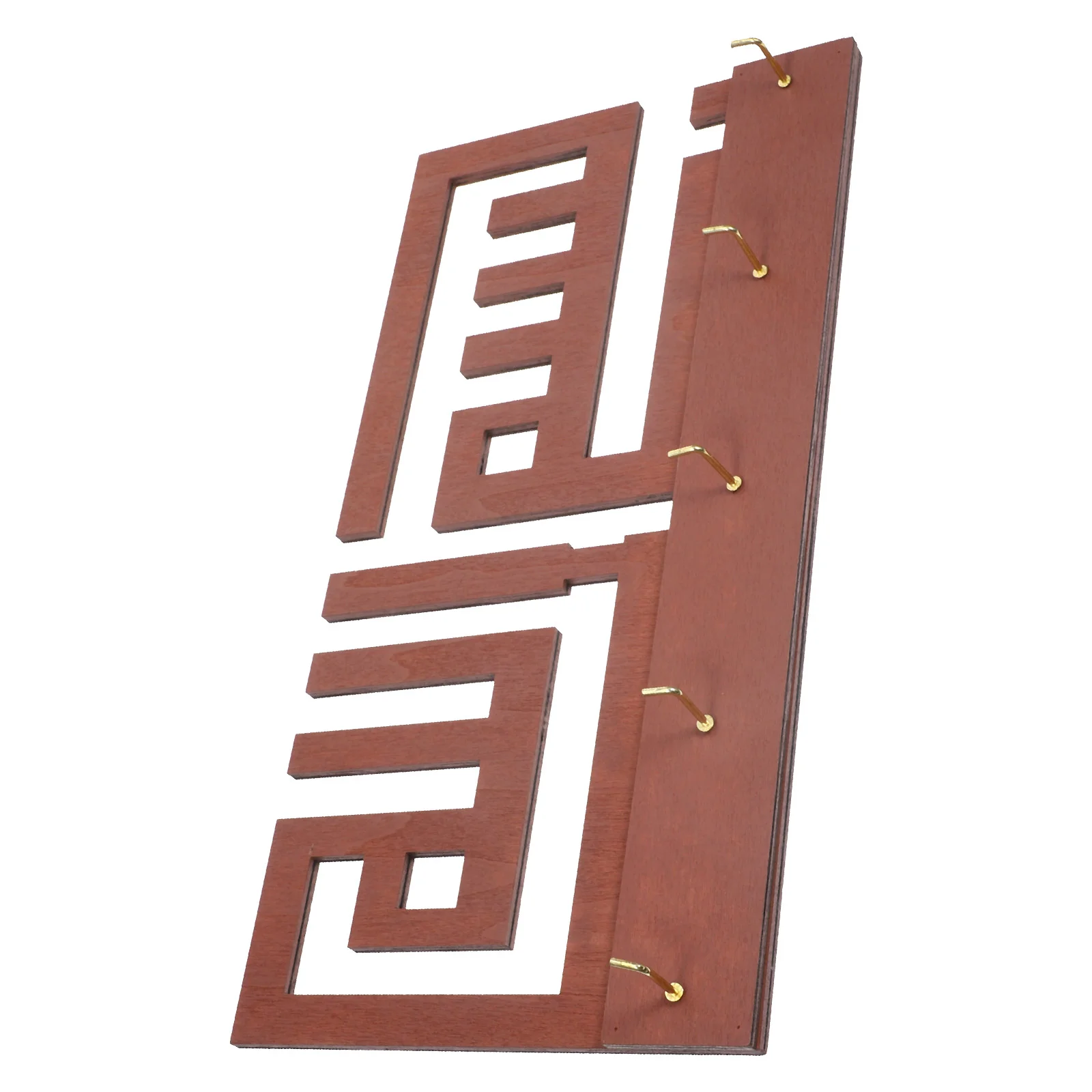 

Wood Key Rack Home Wall Storage Hooks Decor Entryway Hallway Office Wall Rack