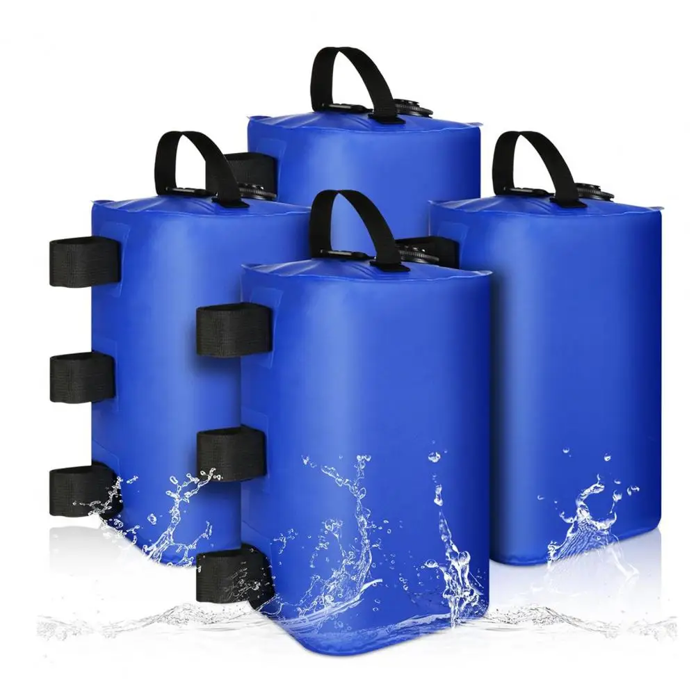 Umbrella Weight Bag Heavy Duty Canopy Water Weight Bags for Windproof Sun Shelter Gazebo Leg Weighting Set of 4 Rectangle