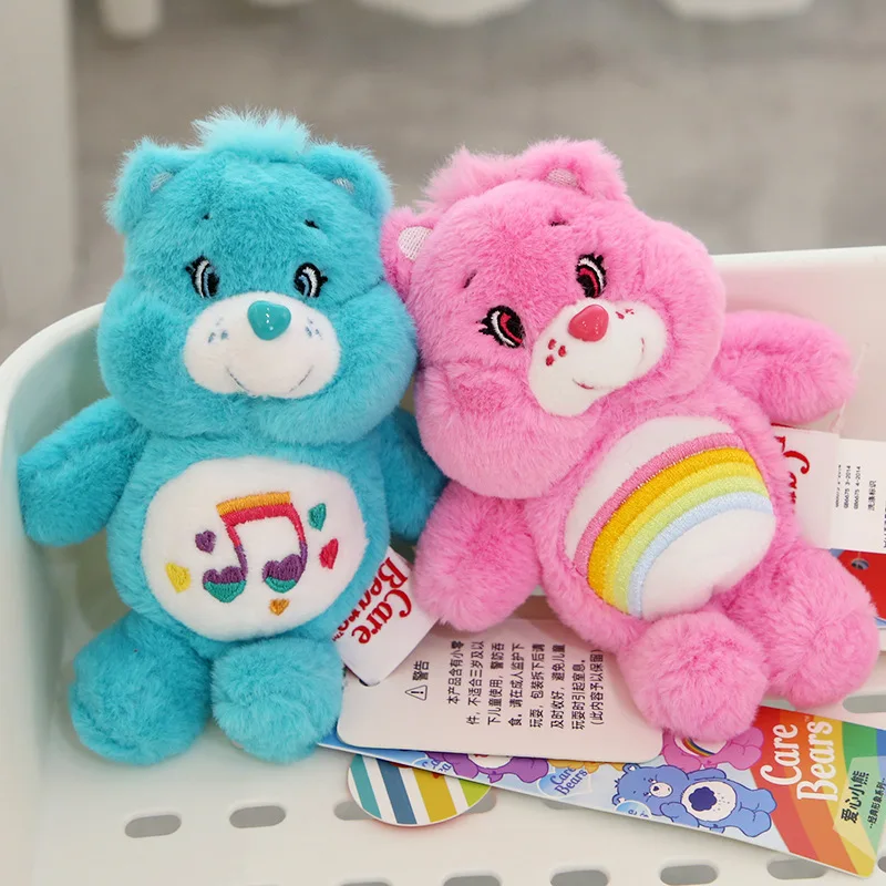 Sanrio Plush Carebears Raindown Bear Plush Anime Toy Keychain Bag Hanging Doll Accessories Children Gifts