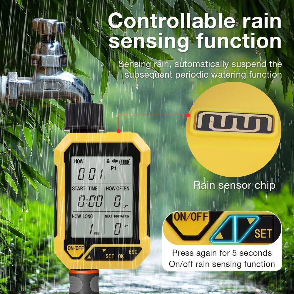 Automatic Sprinkler System Timer for Villa Courtyards, Balcony, Gardens, Rooftop