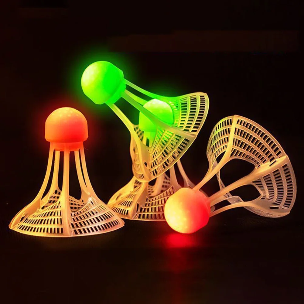 Description Picture 2 of itemLuminous Windproof Badminton Lighting Balls Foam Head Luminous Shuttlecock Glowing Colorful Lighting Badminton Outdoor Game