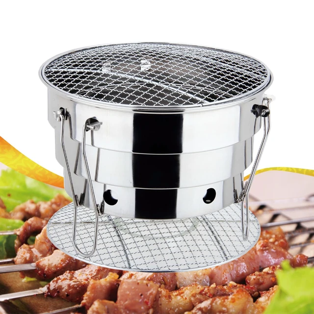 Korean Bbq Grill Table Camping Equipment Portable Outdoor Grill Foldable  Foldable Grill Portable Grill Indoor BBQ Grill - AliExpress