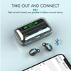 Bluetooth 5.0 Earphones Wireless Headphones LED Dislpaly HiFi Stereo Waterproof Headset Sport Noise Reduction Earbuds for Xiaomi 6