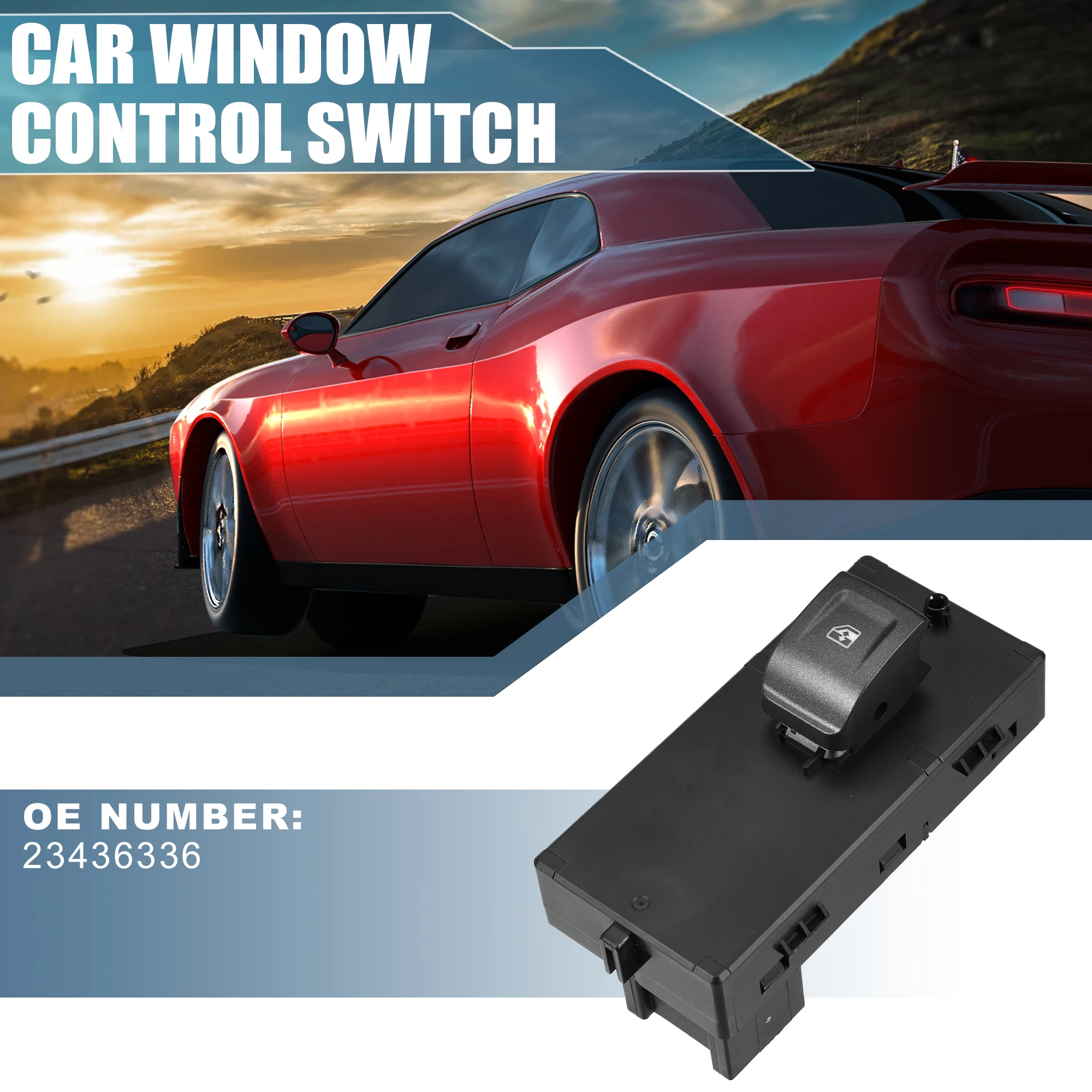 

X Autohaux автомобильный переключатель двери окна 23436336 для GMC для Chevrolet 2014-2022, переднее правое боковое окно, контрольная консоль, аксессуары