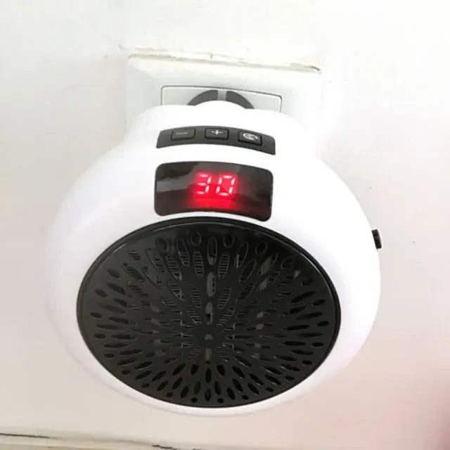 900W Elektromos Melegítő Asztali Háztartási Mini Ventilátorok Fűtőfal Praktikus Fűtési Kályha Hűtőgép Télen - Image 4