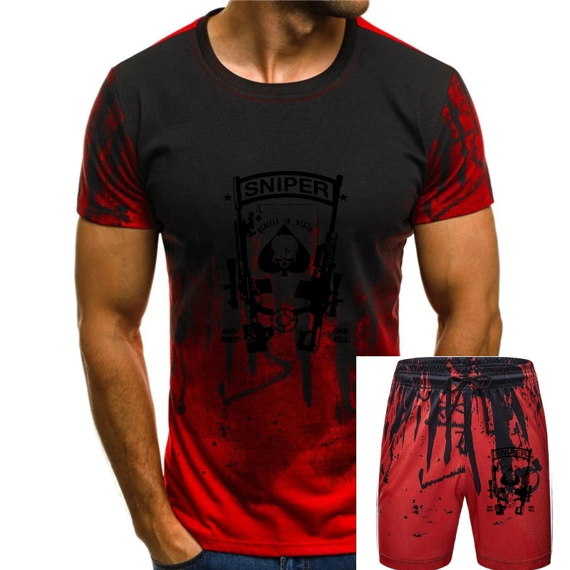 2020 Vendita Calda 100% Cotone Militare T-Shirt Black Ops Sniper Special Ops Duty Chiama Tee Summer Style Tee Shirt