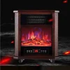 2000W Air Heater Household Fireplace, Air Heater, Electric Heater, Electric Fireplace, Solid Wood 6