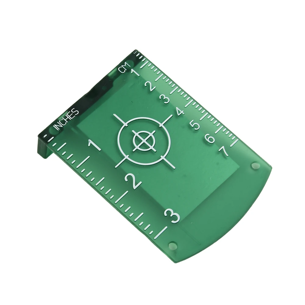 

Laser Measuring Tools Target Card Plastic Lase Plate Alignment For Green Red Lase Level With Magnetic Base 100*70mm