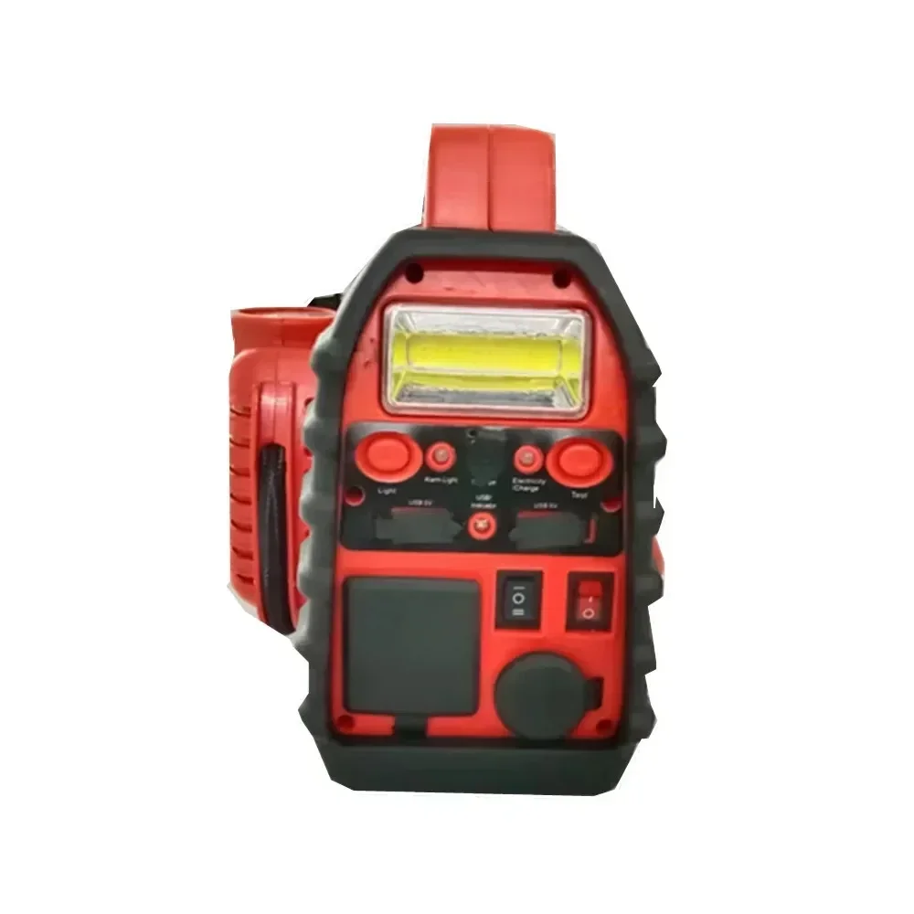 Car Battery Pack Booster Portable Charger Power Bank with Built In 22 Cylinder Air Compressor 220V Car Inflator 12V Jump Starter