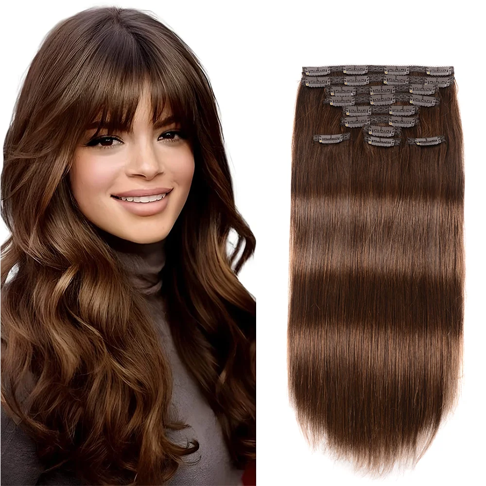 14-INCH CLIP-IN HUMAN HAIR EXTENSIONS 
