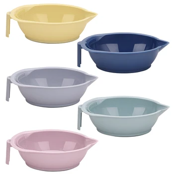 Kit colori per salone con set di pennelli Ciotola per tintura Ideale per parrucchieri Strumenti per lo styling professionali per la progettazione dei capelli per accessori per stilisti
