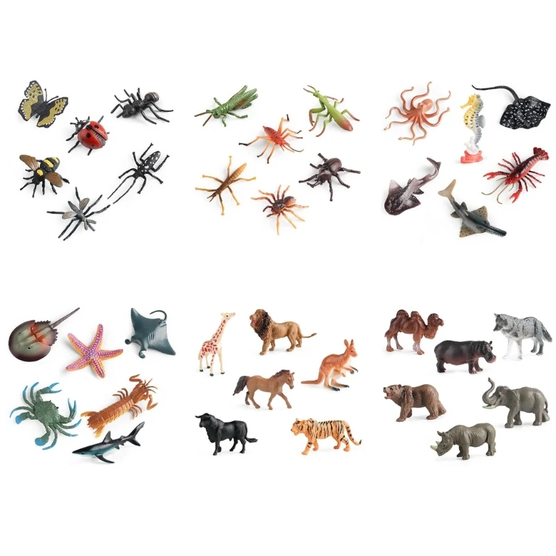 Model Animal Figure Toy Kids Collection SafariParks Animal Display Toy Fun Gift
