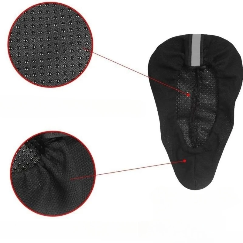 Bicycle Saddle Cover Soft 3D Padded Cycling MTB Bike Seat Cushion Sponge Foam Comfortable