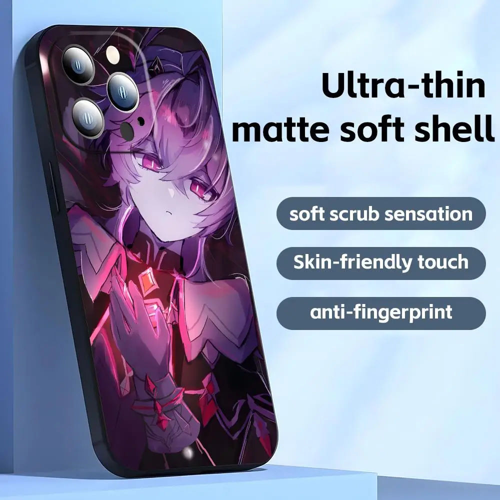 Genshin Impact Durin Shockproof Soft Black Phone Case